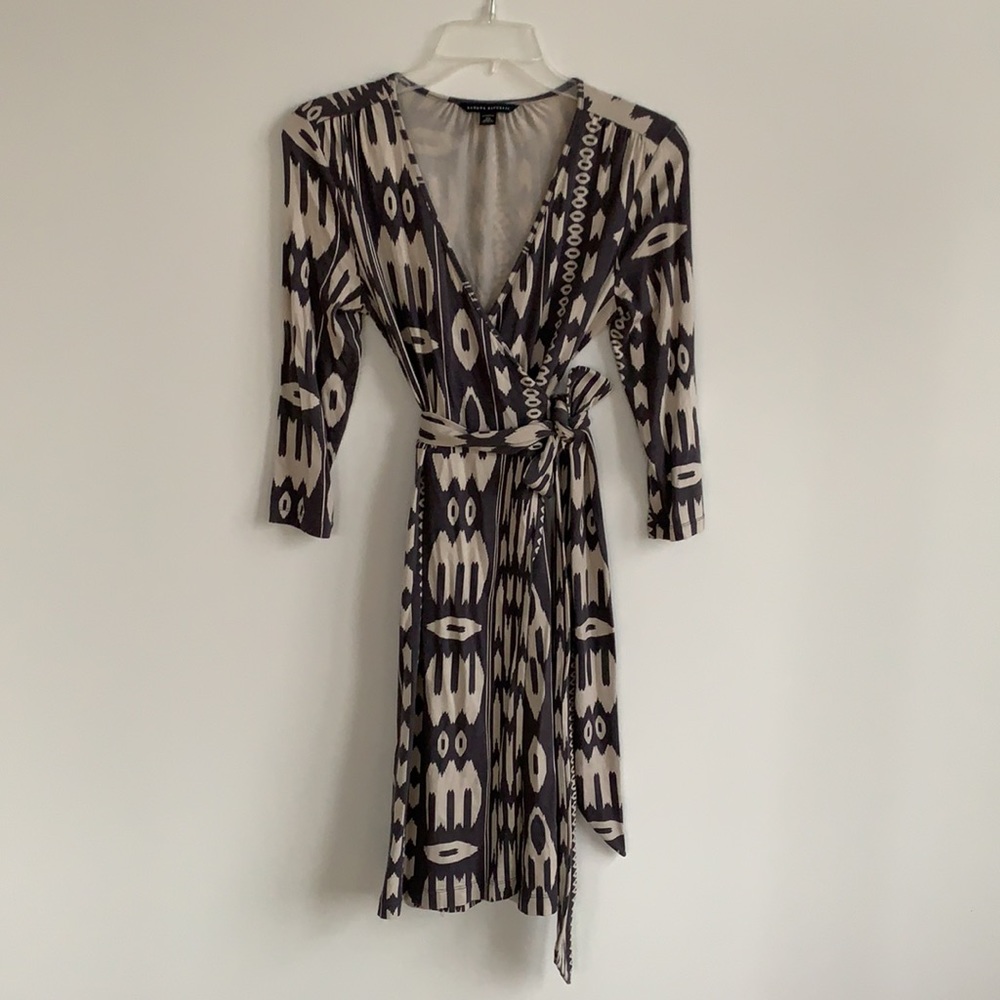 Banana Republic printed wrap dress
